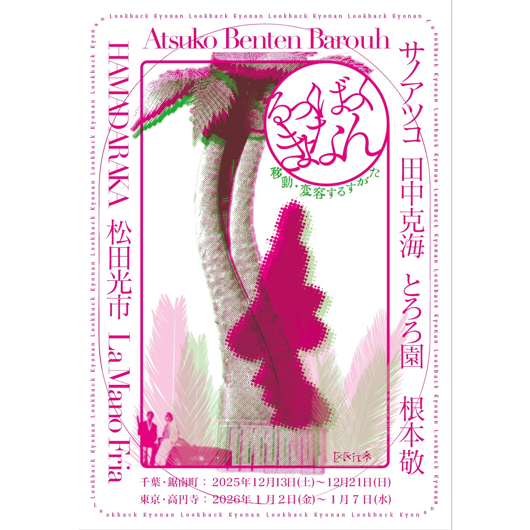 るっくばっくきょなん展 ── 移動・変容するすがた