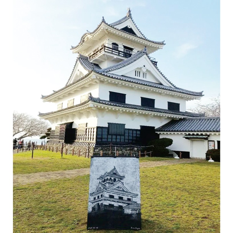 吉良康矢 白墨画展（吉良康矢）